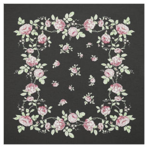 Tissu élégant de rose de rose