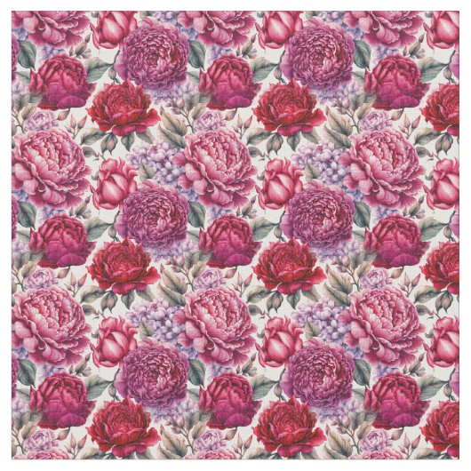 Tissu Élégant floral (Fermer)