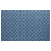 Tissu Elégant motif de Damas Vintage bleu (Yard)