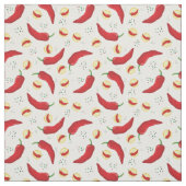 Tissu Élégant Motif Red Chile (Échantillon)