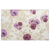 Tissu Élégant motif rose (Fat Quarter)
