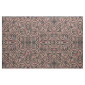 Tissu Élégant or rose feuilles tropicaux (Fat Quarter)