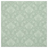 Tissu Élégant Romantique Chic Floral Damask-Sage Vert (Échantillon)