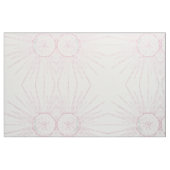 Tissu Elégant rose Sun Moon Doodle Mandala White Design (Fat Quarter)