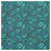 Tissu Elegant turquoise tooled leather  (Échantillon)