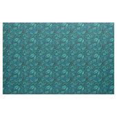 Tissu Elegant turquoise tooled leather  (Fat Quarter)