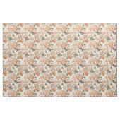 Tissu Elégante aquarelle orangée hydrangée (Fat Quarter)