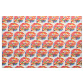 Tissu Elégante aquarelle rouge florale (Fat Quarter)