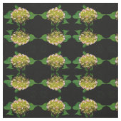Tissu Élégante fleur jaune rose Hydrangea (Échantillon)