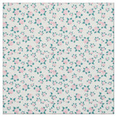 Tissu Élégante Hydrangée Florale rose rose (Échantillon)