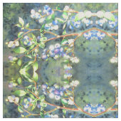 Tissu Elégante peinture à l'aquarelle de bleuet (Fermer)