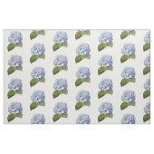 Tissu Élégante Vintage Botanique Bleue Hydrangée Fleur (Yard)