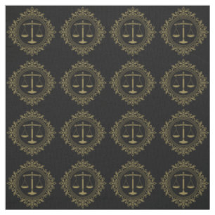 Tissu Élégantes échelles de justice  Avocat