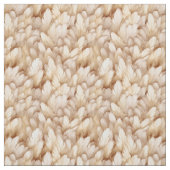 Tissu Élégantes plumes beiges (Échantillon)