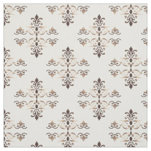 Tissu Élément d'or de damassé