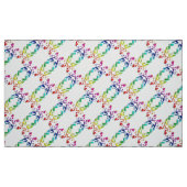 Tissu élément du baroque d'arc-en-ciel (Fat Quarter)