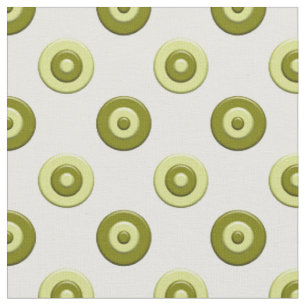 Tissu Élément vert à pois