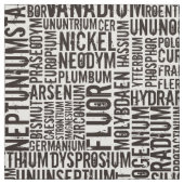 Tissu Éléments chimiques... (Échantillon)