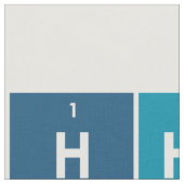 Tissu Éléments du Motif de table périodique (Fermer)