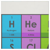 Tissu Éléments du tableau périodique (Échantillon)