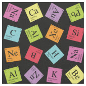 Tissu Éléments périodiques (Fermer)