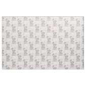 Tissu Eléphant à étincelle rose (Fat Quarter)