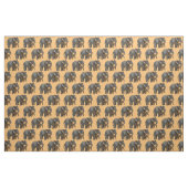 Tissu Eléphant africain avec bébé (Yard)