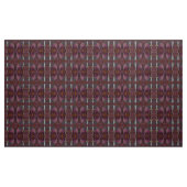 Tissu Éléphant africain de patchwork (prune, orange, (Yard)