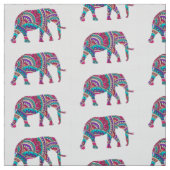 Tissu Éléphant coloré (Échantillon)