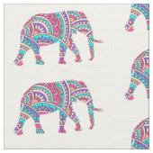 Tissu Éléphant coloré (Détail)