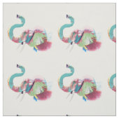 Tissu Eléphant coloré cool tendance (Échantillon)