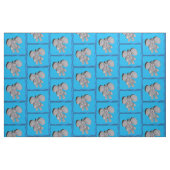 Tissu - Éléphant dans un cadre (Fat Quarter)