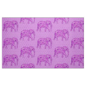 Tissu Éléphant de fleurs - mauve améthyste (Fat Quarter)
