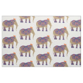 Tissu Eléphant Décoré Cute Whimsy Amusant (Fat Quarter)