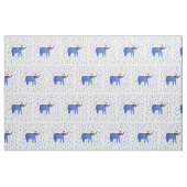 Tissu Elephant et flocons de neige (Fat Quarter)