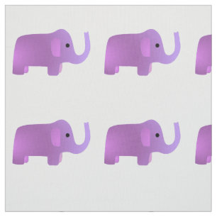 Tissu Eléphant rose mignon