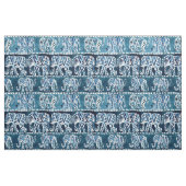 Tissu ELEPHANT SAFARI Boho Deep Indigo (Fat Quarter)