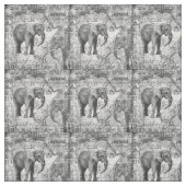 Tissu Éléphants africains (Échantillon)