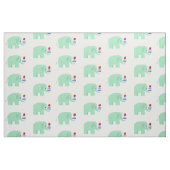 Tissu Éléphants fantaisistes (Fat Quarter)