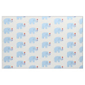 Tissu Éléphants Fantaisistes (Fat Quarter)