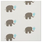 Tissu Éléphants Fantaisistes (Échantillon)