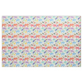 Tissu Éléphants tropicaux (Fat Quarter)