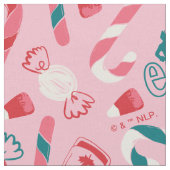 Tissu Elf Holiday Candy Motif (Fermer)