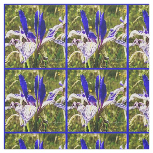 Tissu Elkhorn Mountain Iris (Échantillon)