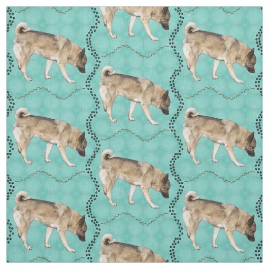 Tissu Elkhound Art (Échantillon)