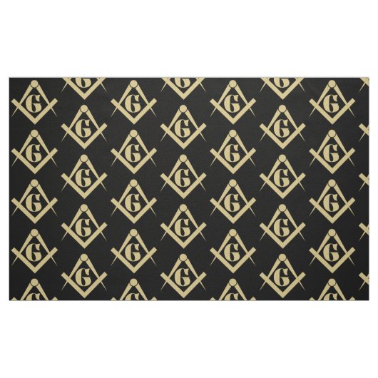 Tissu emblème de la franc-maçonnerie (Fat Quarter)