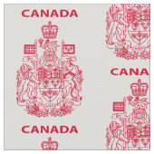 Tissu emblème national du Canada (Détail)