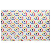 Tissu Emblème tricolore de karaté (Fat Quarter)
