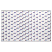 Tissu Embossed Indigo Gradient Paw Print Dog Outline (Yard)