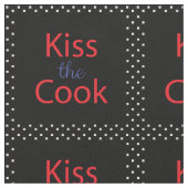 Tissu Embrasse le cuisinier (Fermer)